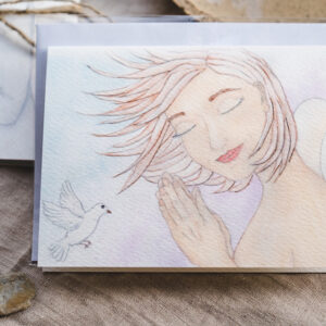 Postkaart - Rahuingel (kahepoolne)